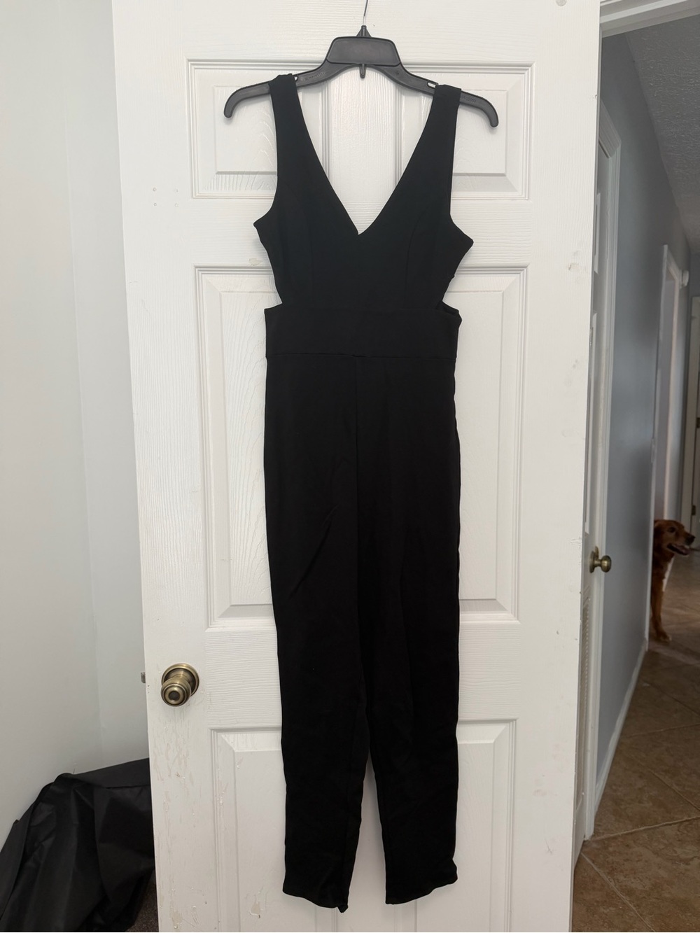 Rolla Coster Black V-Neck Sleeveless Jumpsuit